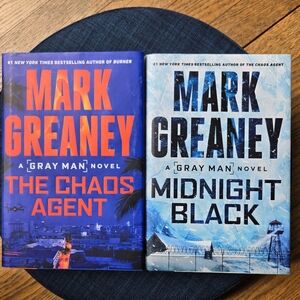 Mark Greaney A Gray Man Novel 2 Books The Chaos Agent & Midnight Black